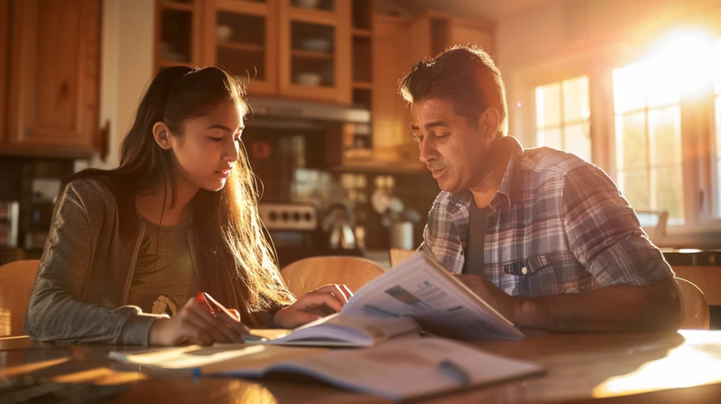 jamestown112_A_photorealistic_image_of_a_student_and_parent_sit_82cccf40-eb03-4972-95ec-ca65ad5424b1